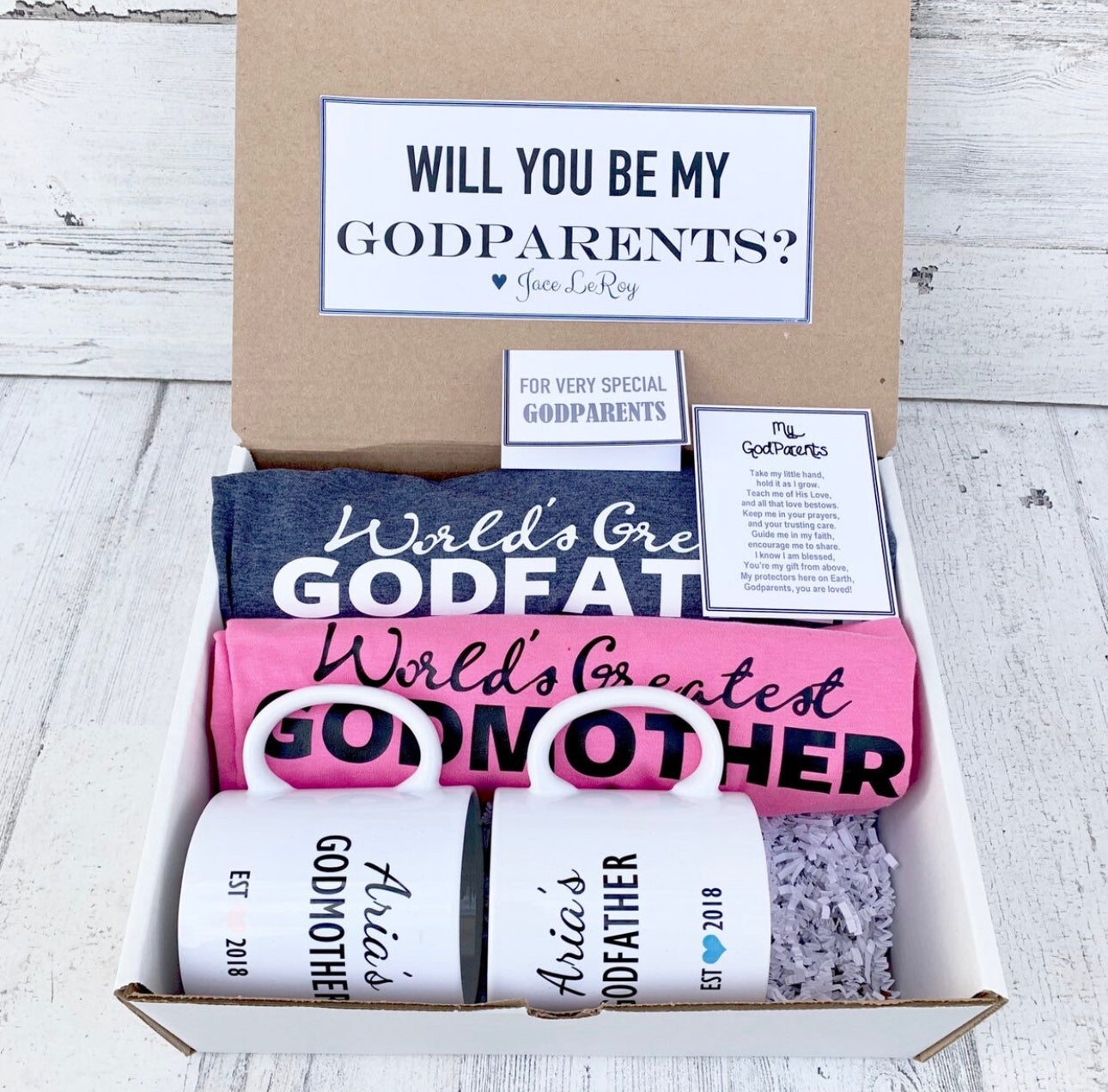 Godparents Proposal Gift Set