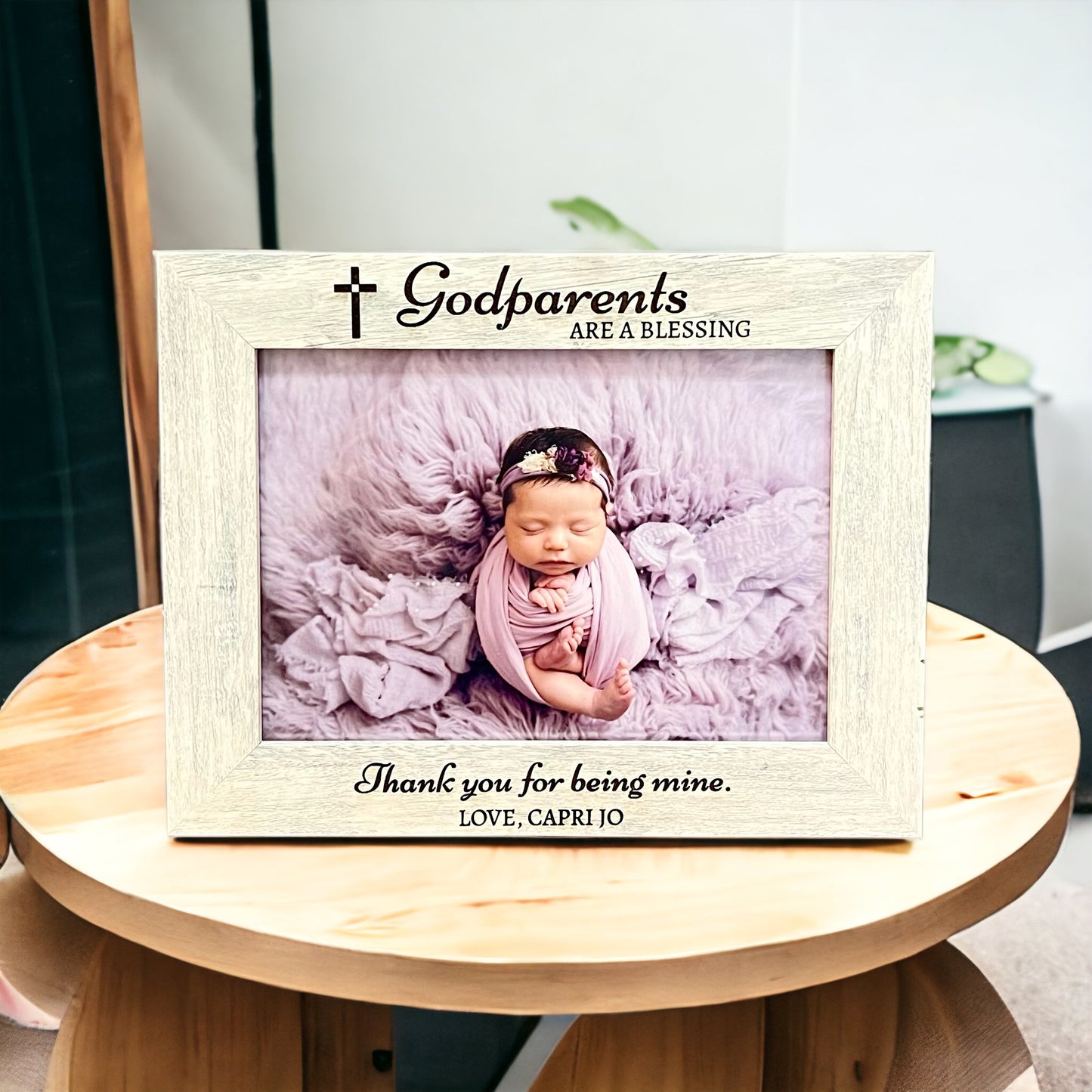 Godparents Engraved Frame