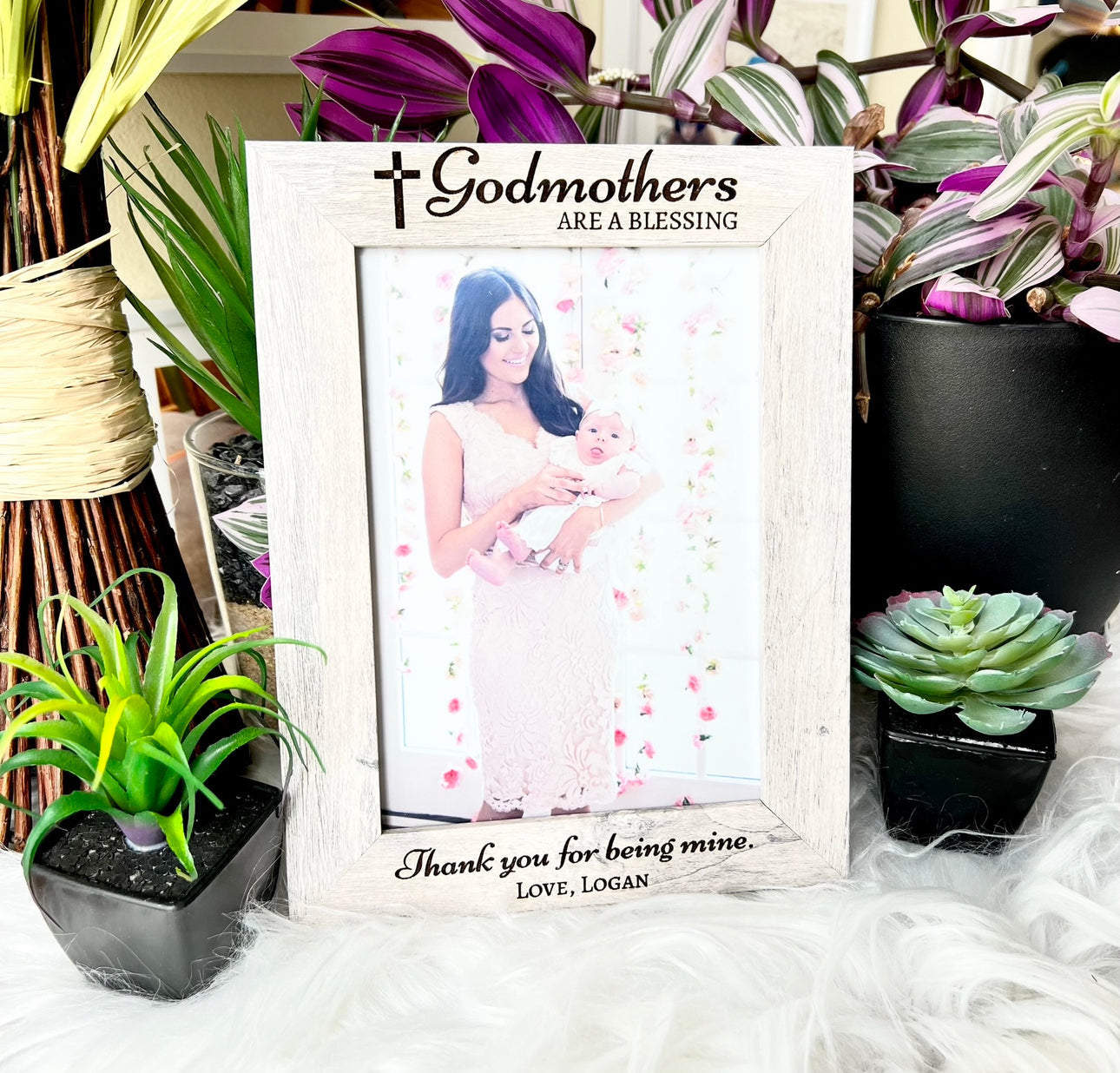 Godmother Engraved Frame