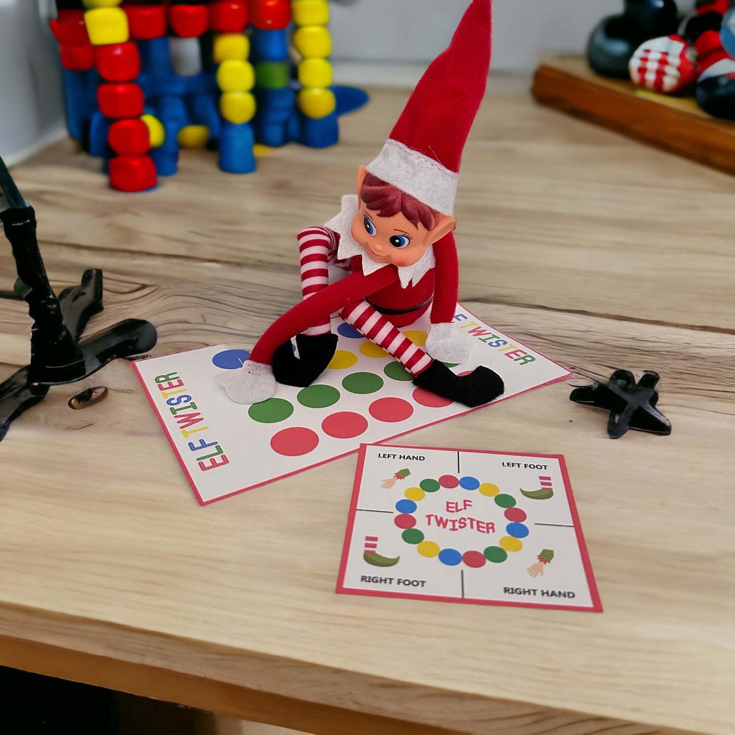 Elf Board Games - Props and Activities