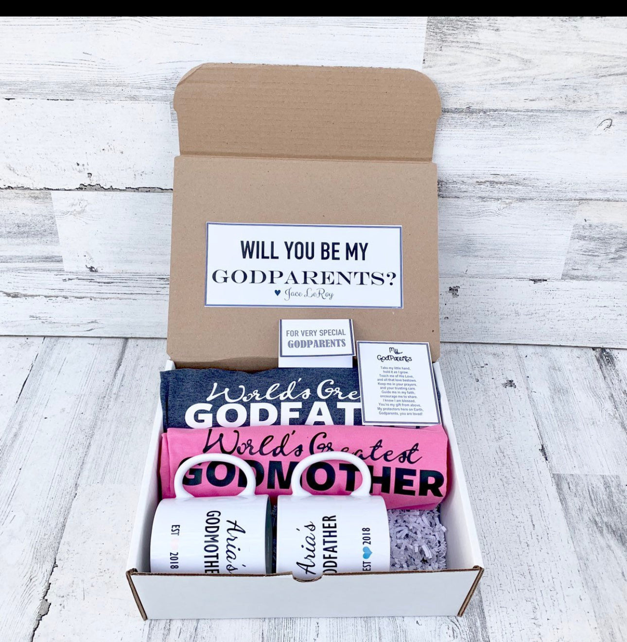 Godparents Proposal Gift Set