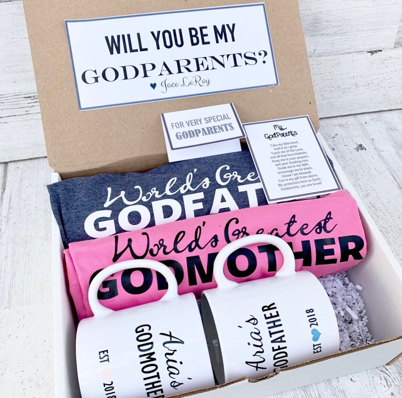 Godparents Proposal Gift Set