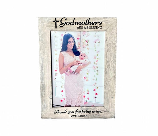 Godmother Engraved Frame