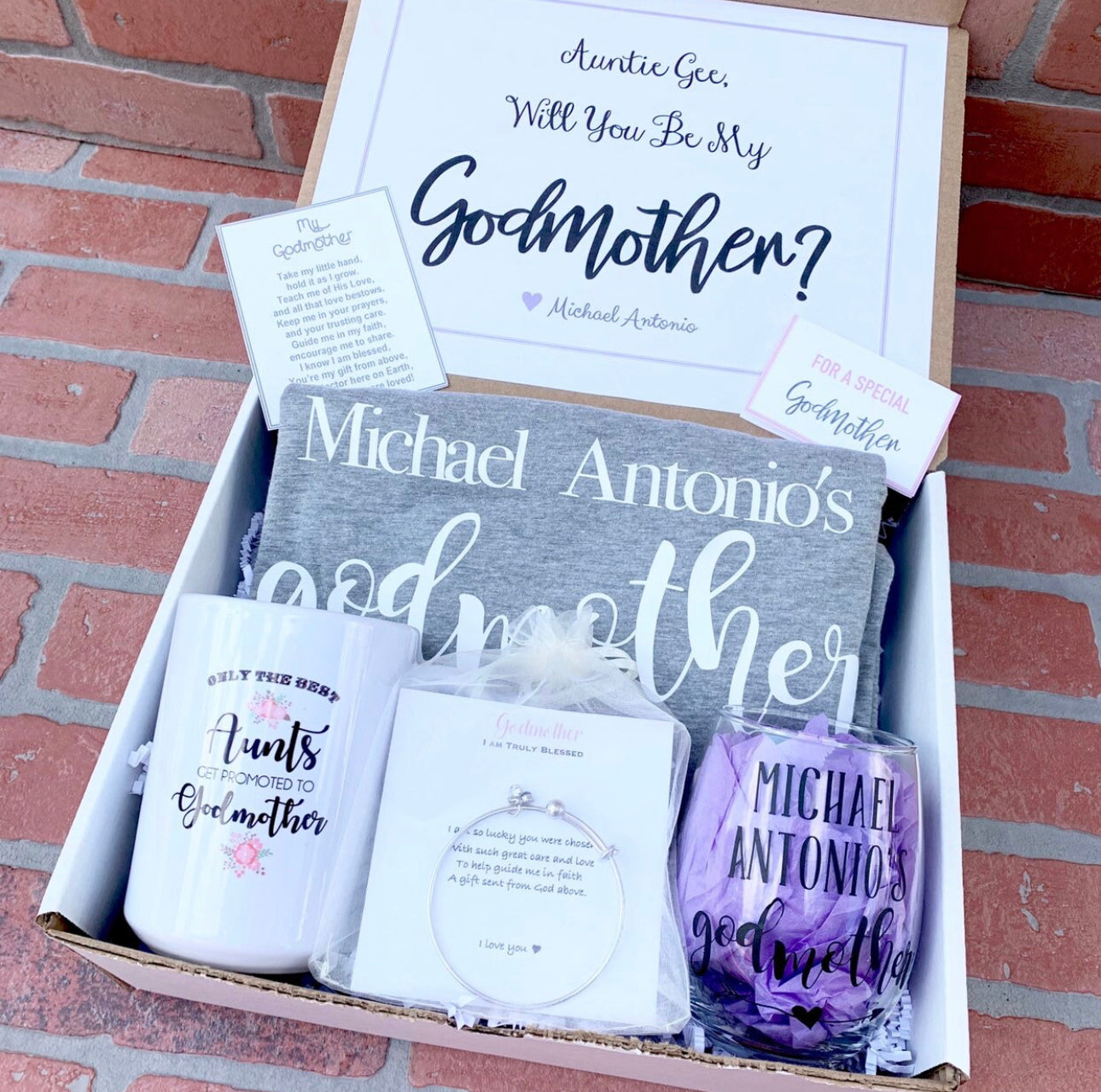 Godmother Proposal Gift Set