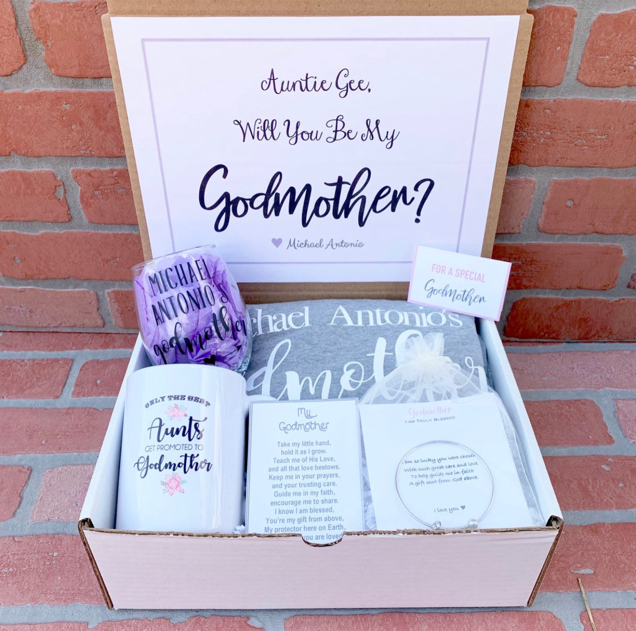 Godmother Proposal Gift Set