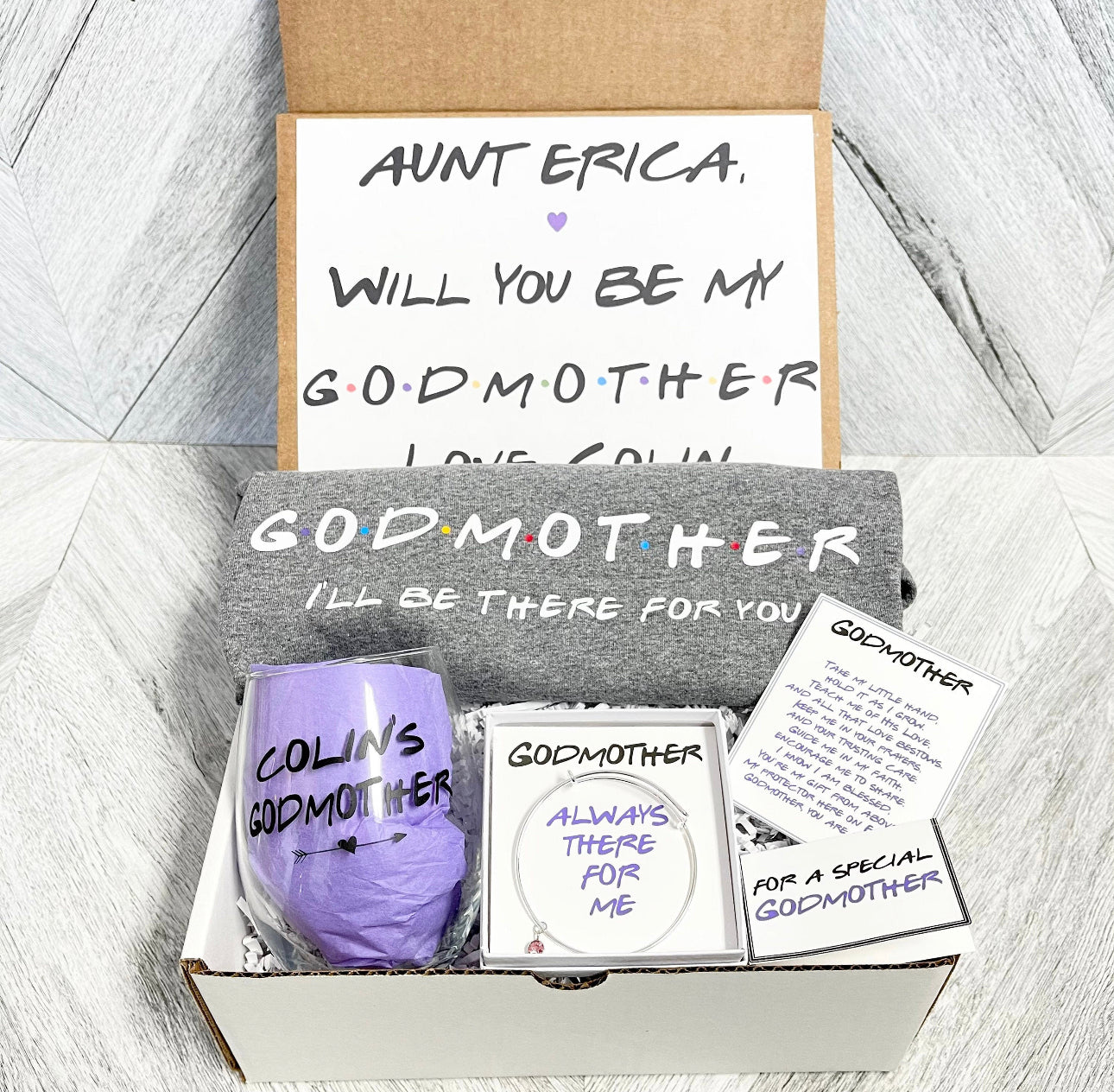 Godmother Proposal Gift Set