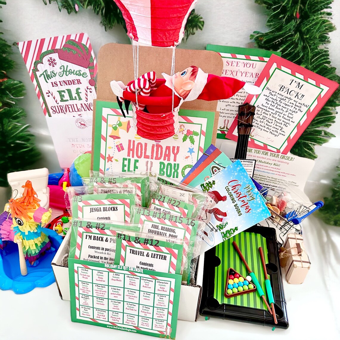 Holiday Elf Kit - 24 Days of Fun- Family Traditions - Accessories Kit