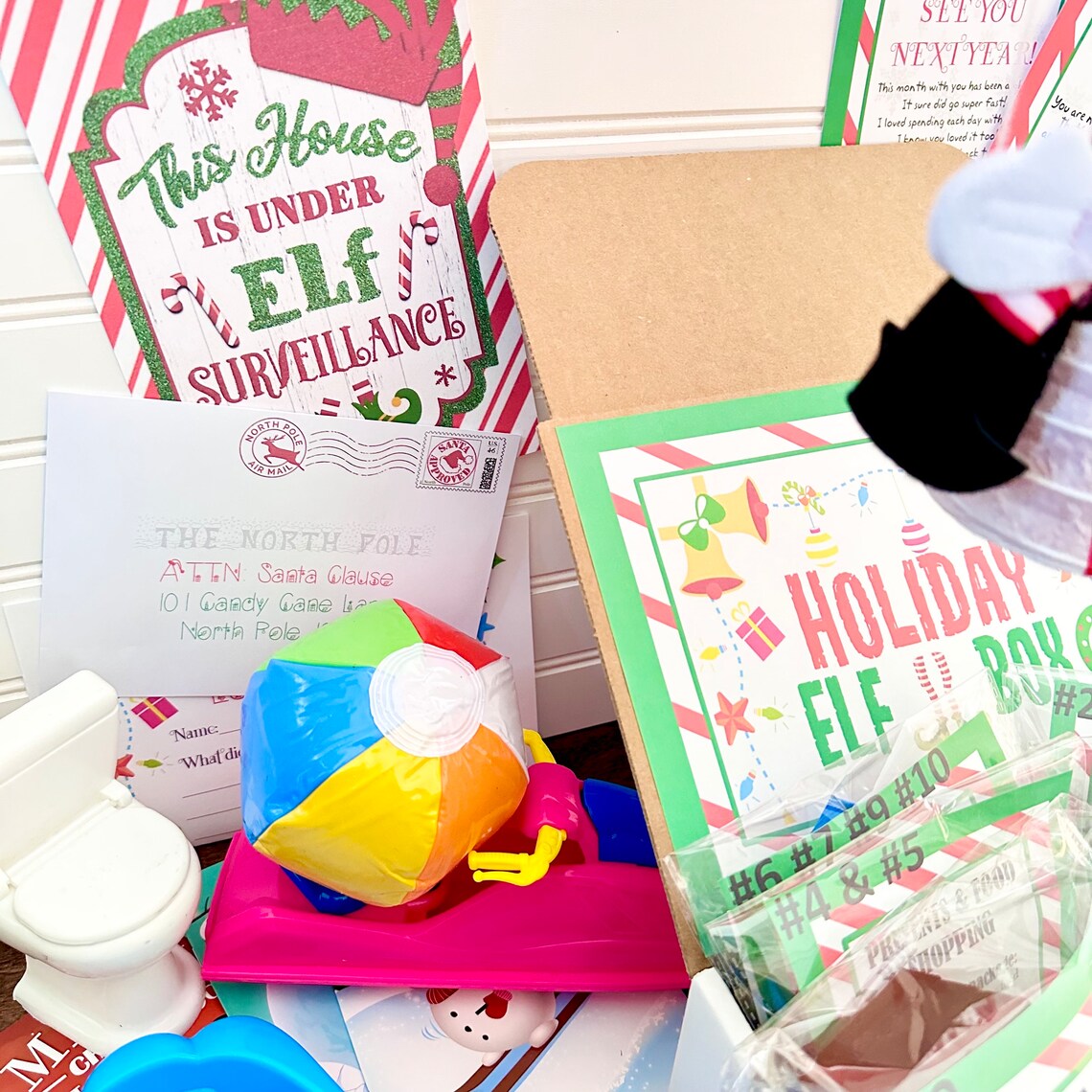 Holiday Elf Kit - 24 Days of Fun- Family Traditions - Accessories Kit